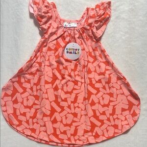 Dot Dot Smile Swing Assorted NWT Sizes 12/24M and 2T Orange and Pink Dress.